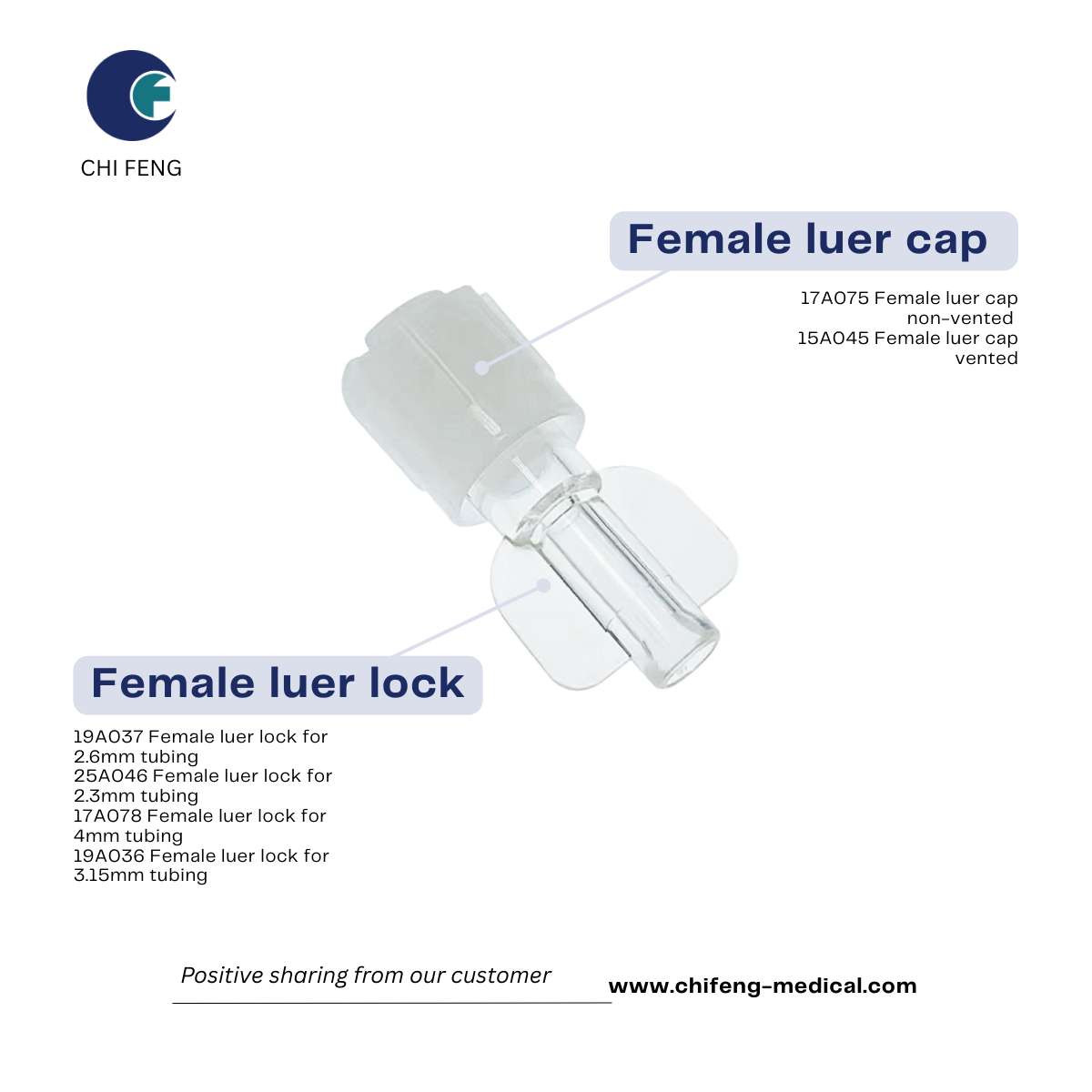 female luer cap and female luer CHI FENG