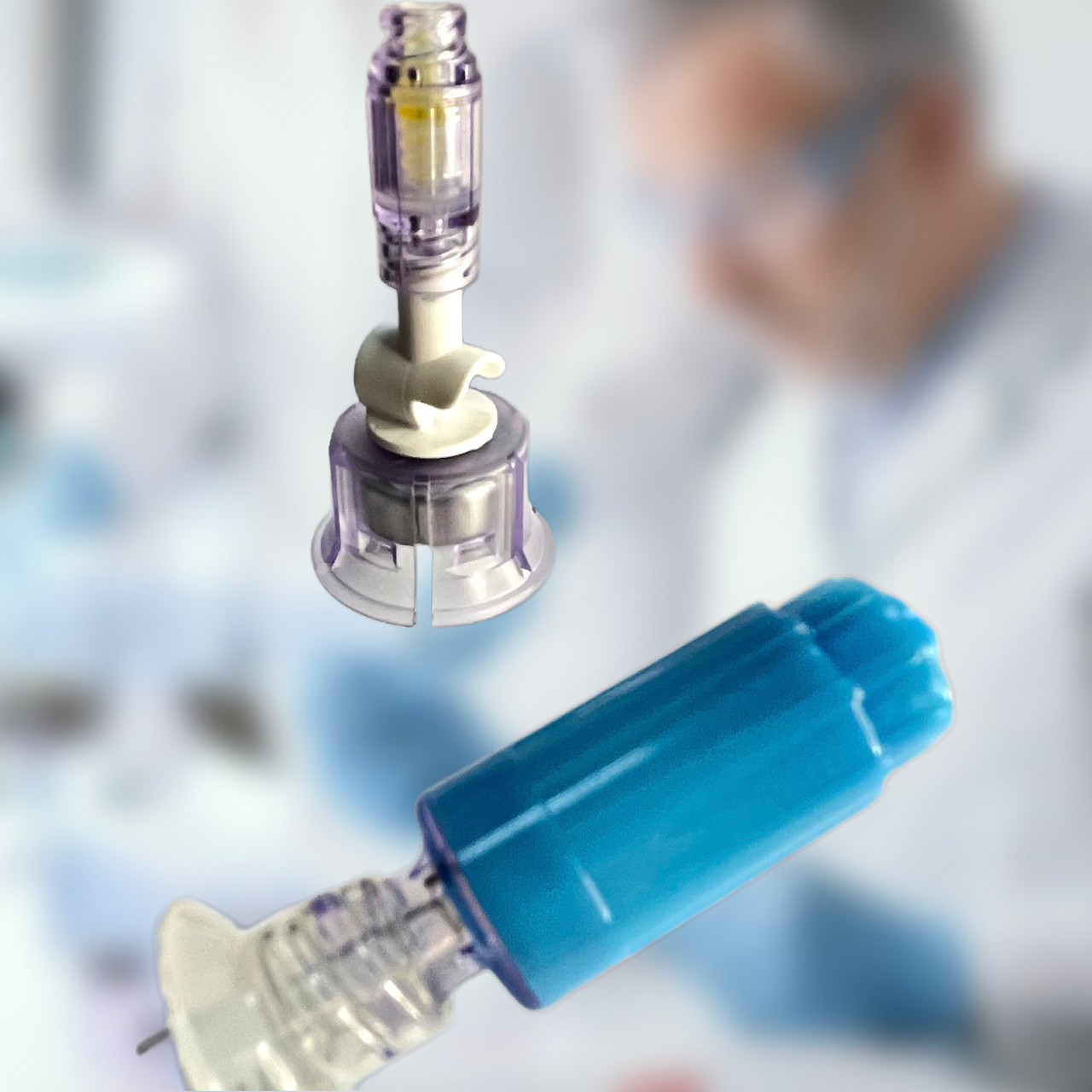 closed male luer with Gen2 vial adapter closed male luer with Gen2 vial adapter